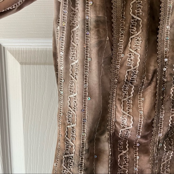 Samie & Jo Embellished Pullover Top/Shirt Sz Petite Medium - Picture 4 of 5